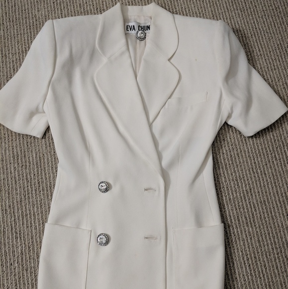 Eva Chun White Blazer - Picture 4 of 6